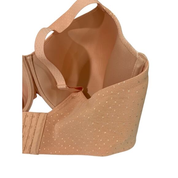 42DDD Wacoal Back Appeal Tshirt Bra New Peach Lined Underwire 853303 - Picture 5 of 11